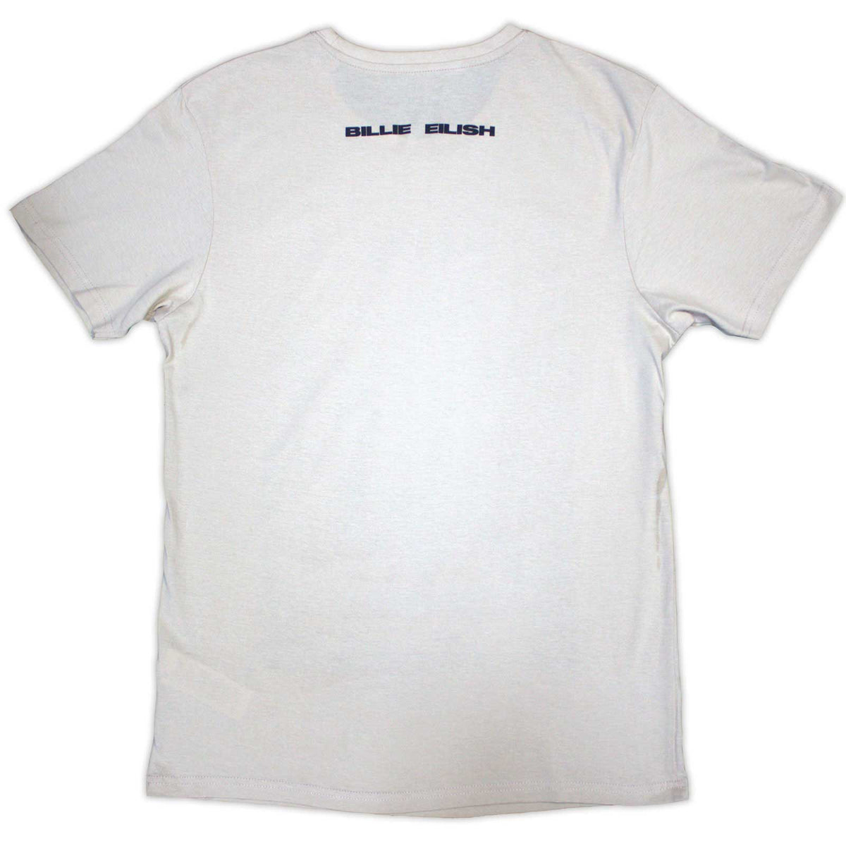 Billie Eilish Unisex T-Shirt: Hit Me Hard And Soft Falling (Natural) (Back Print)