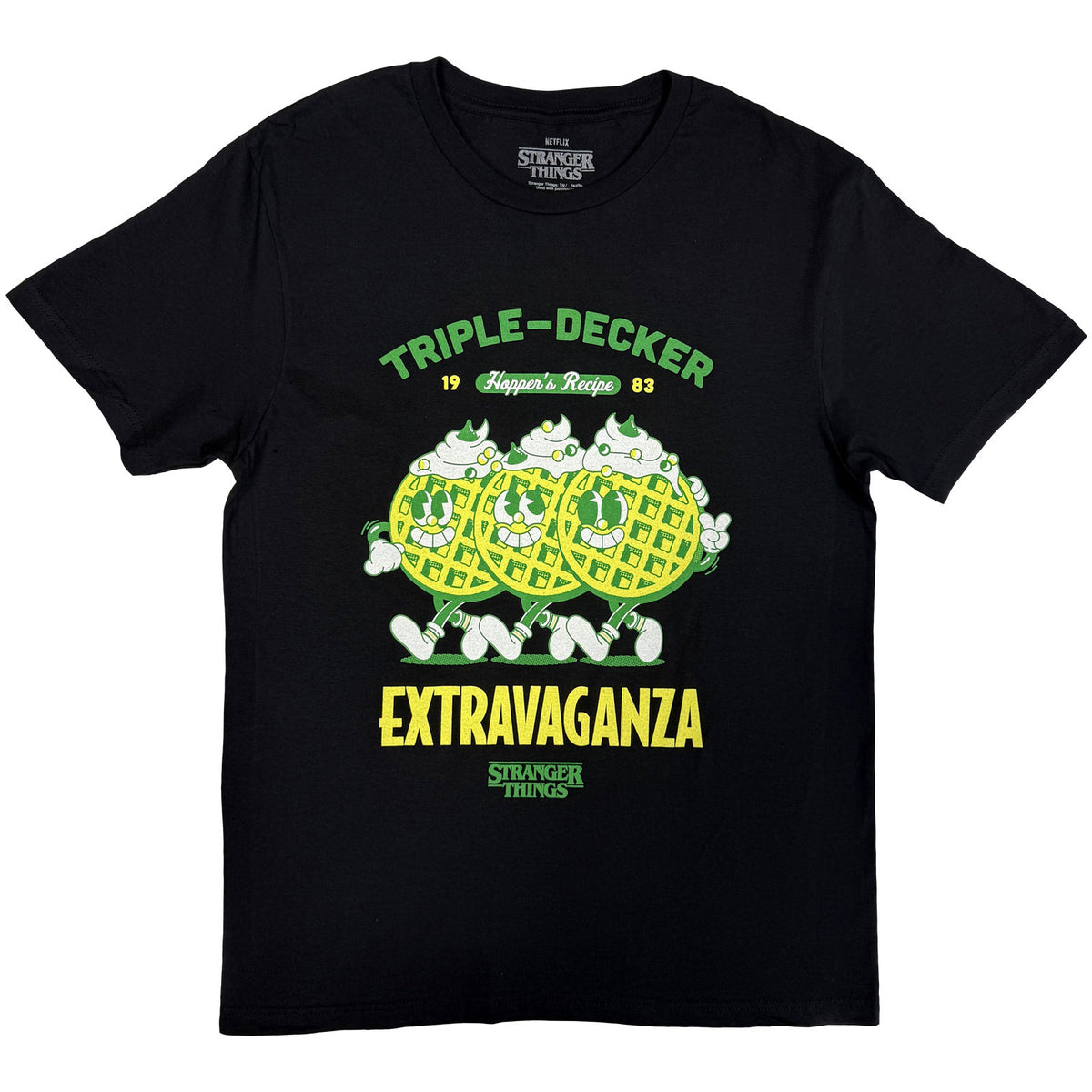 Stranger Things Unisex T-Shirt: Ahoy Now Available (Black)