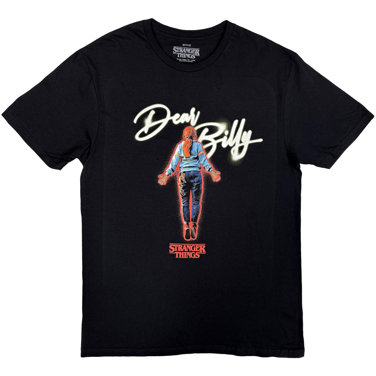 Stranger Things Unisex T-Shirt: Dear Billy (Black)