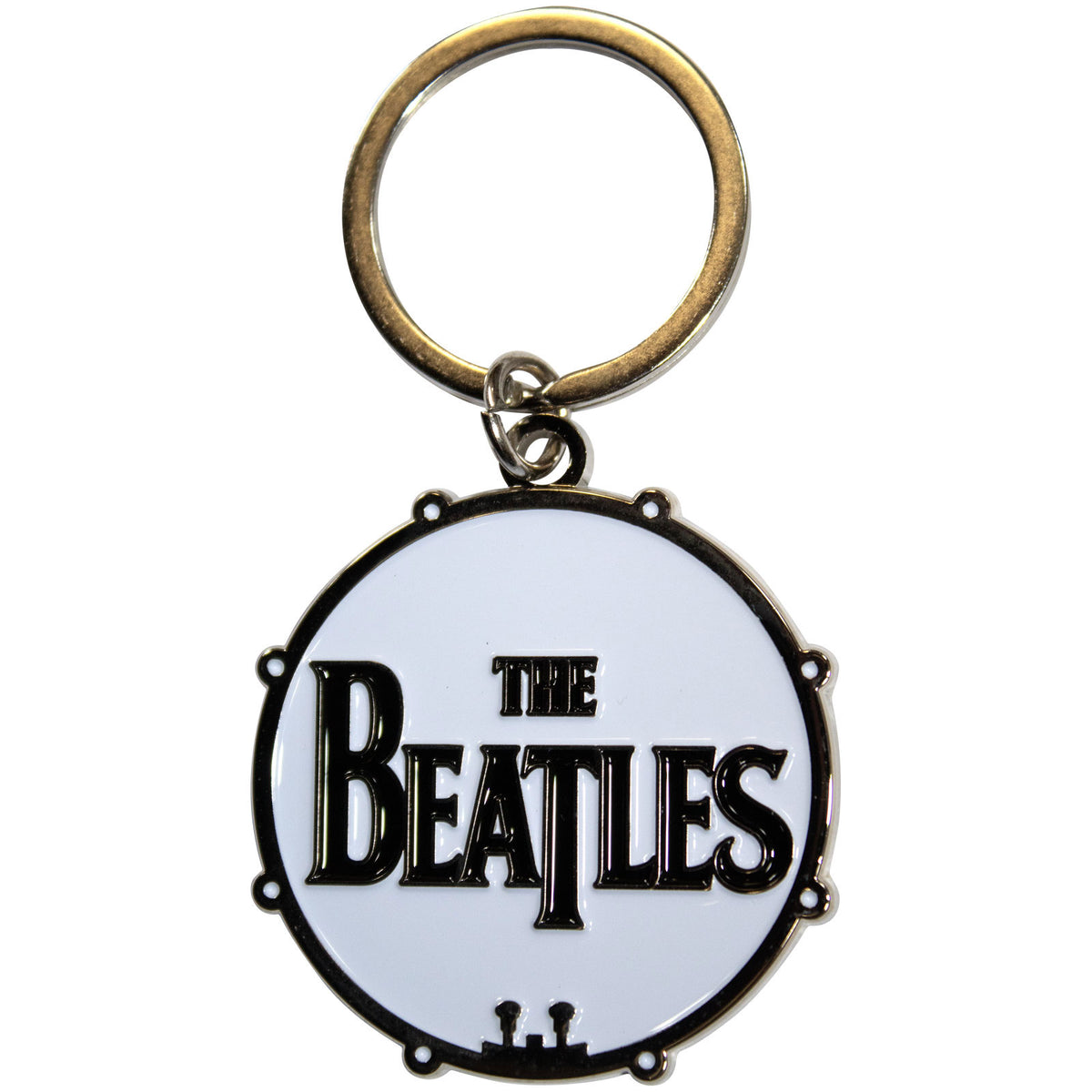 The Beatles Keychain: Drum Logo