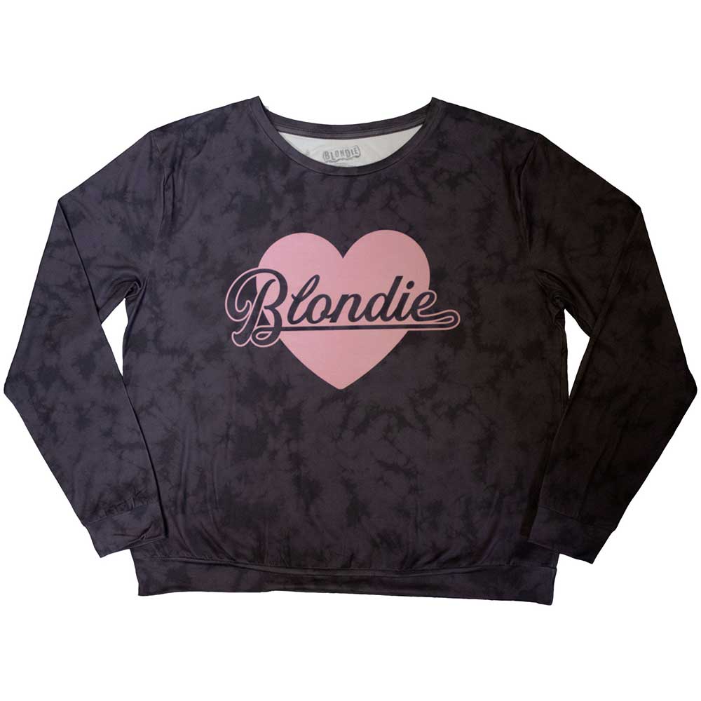 Blondie Ladies Pyjamas: Heart Of Glass (Purple)