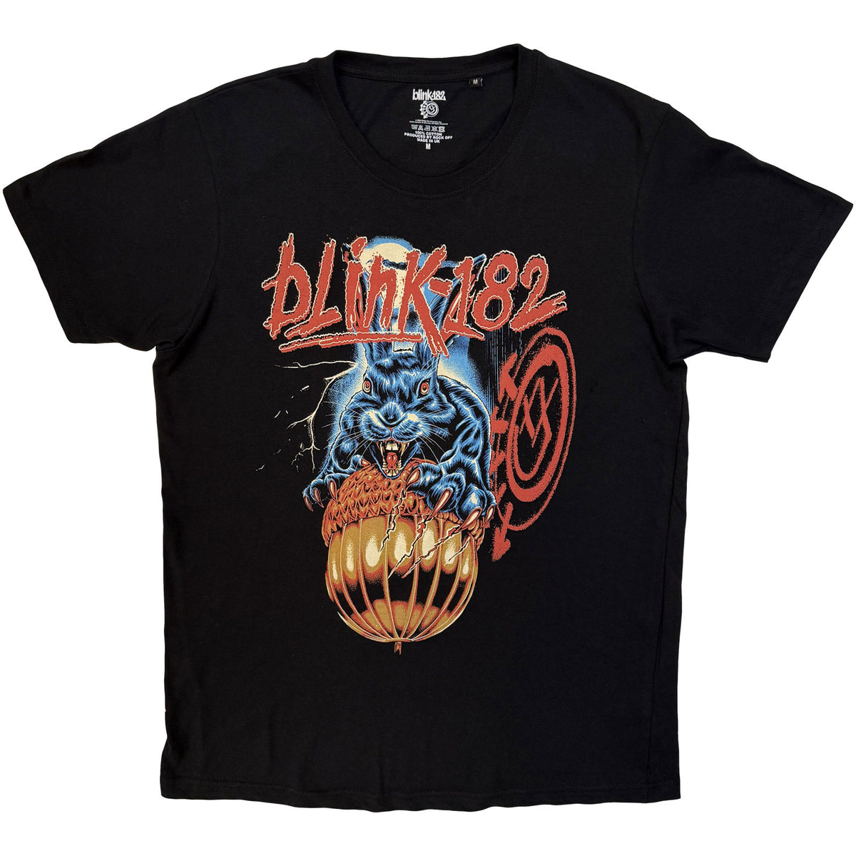 Blink-182 Unisex T-Shirt: Acorn Rabbit (Black)