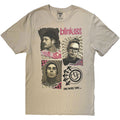 Blink-182 Unisex T-Shirt: One More Time Band (Sand)
