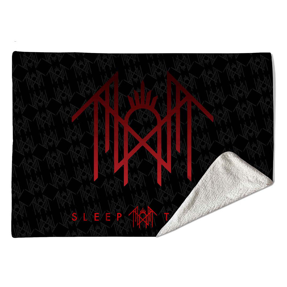 Sleep Token Sherpa Fleece Blanket: Red Logo (Multicolour)