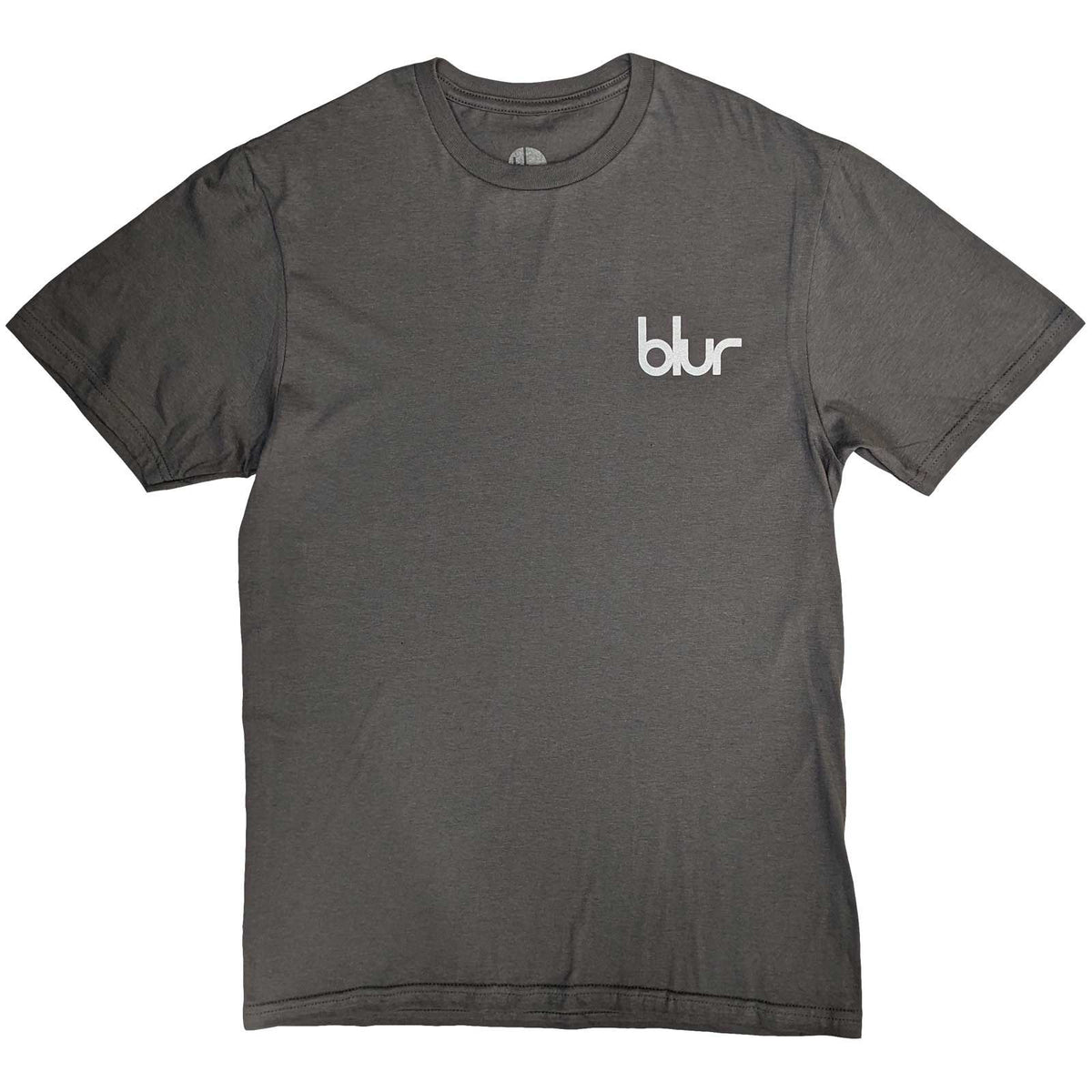 Blur Unisex T-Shirt: Pocket Blur / Parklife (Charcoal Grey) (Back Print)