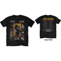 Bob Marley Unisex T-Shirt: Kaya Tour (Black) (Back Print)