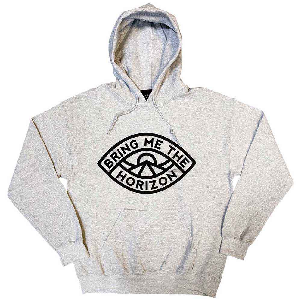 Bring Me The Horizon Unisex Pullover Hoodie: Eye (Grey)