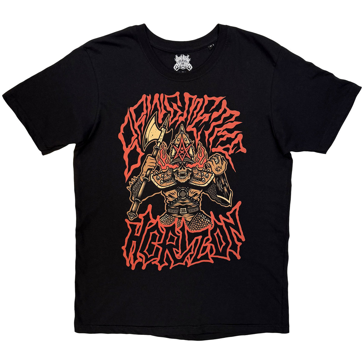 Bring Me The Horizon Unisex T-Shirt: Warrior (Black) (Back Print)