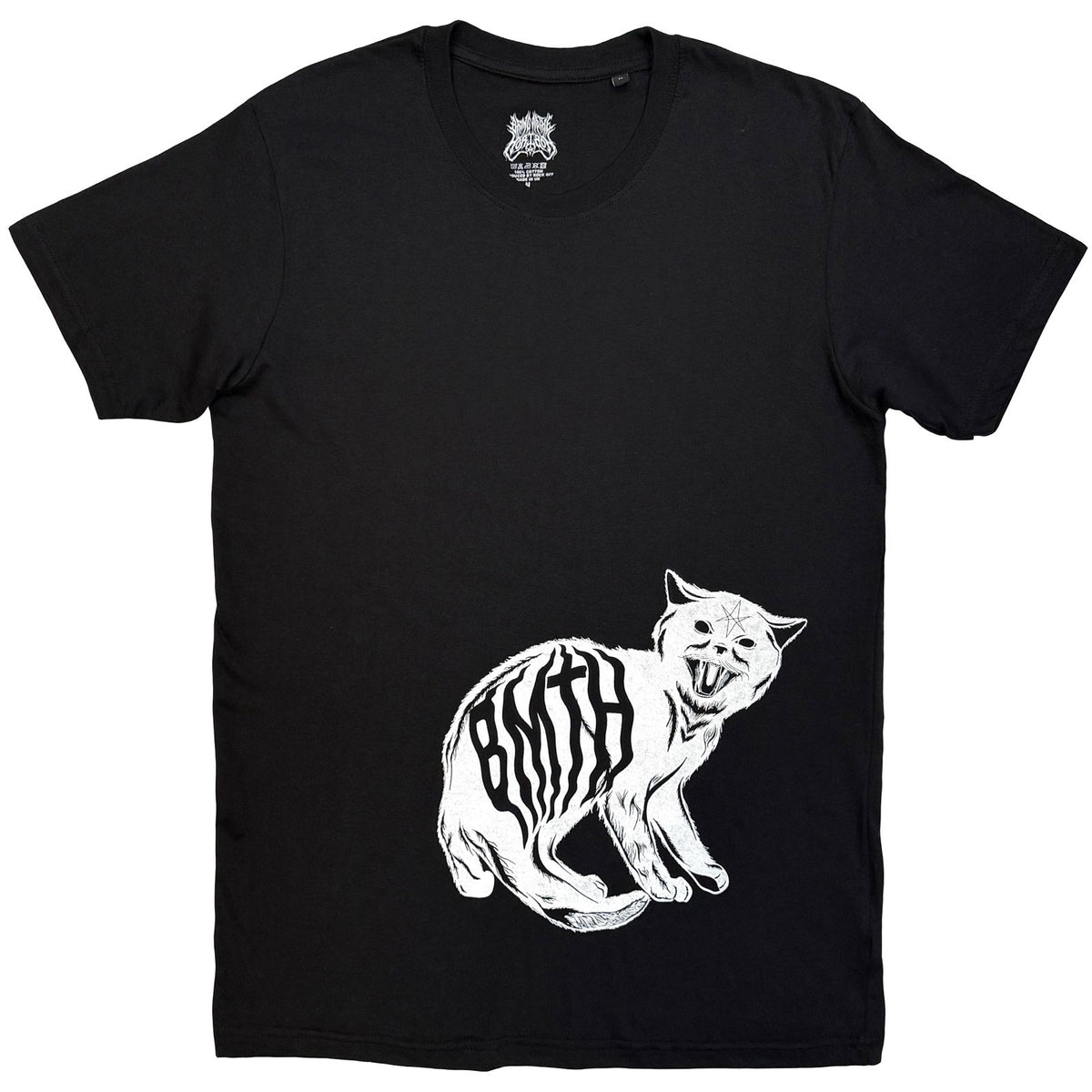 Bring Me The Horizon Unisex T-Shirt: Zombie Eye (Black) (Back Print)