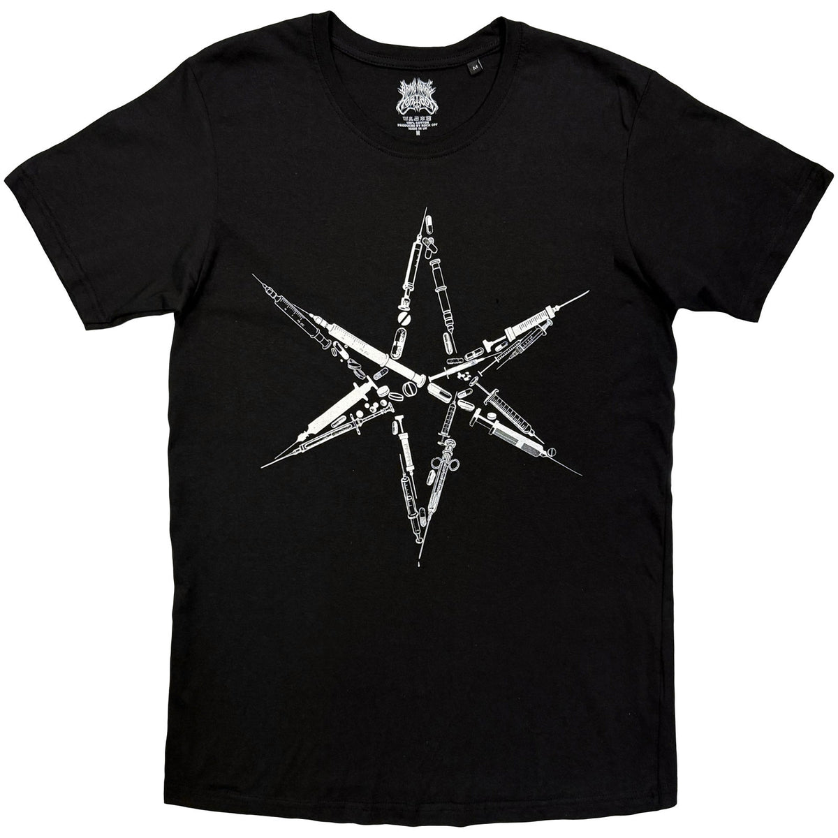 Bring Me The Horizon Unisex T-Shirt: Warrior (Black) (Back Print)