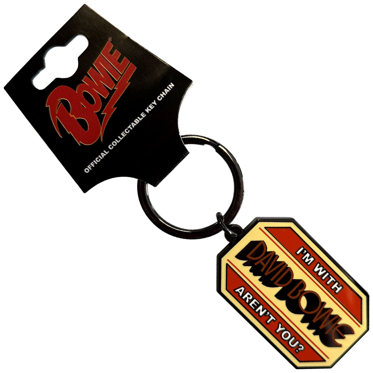 David Bowie Keychain: I'm With...