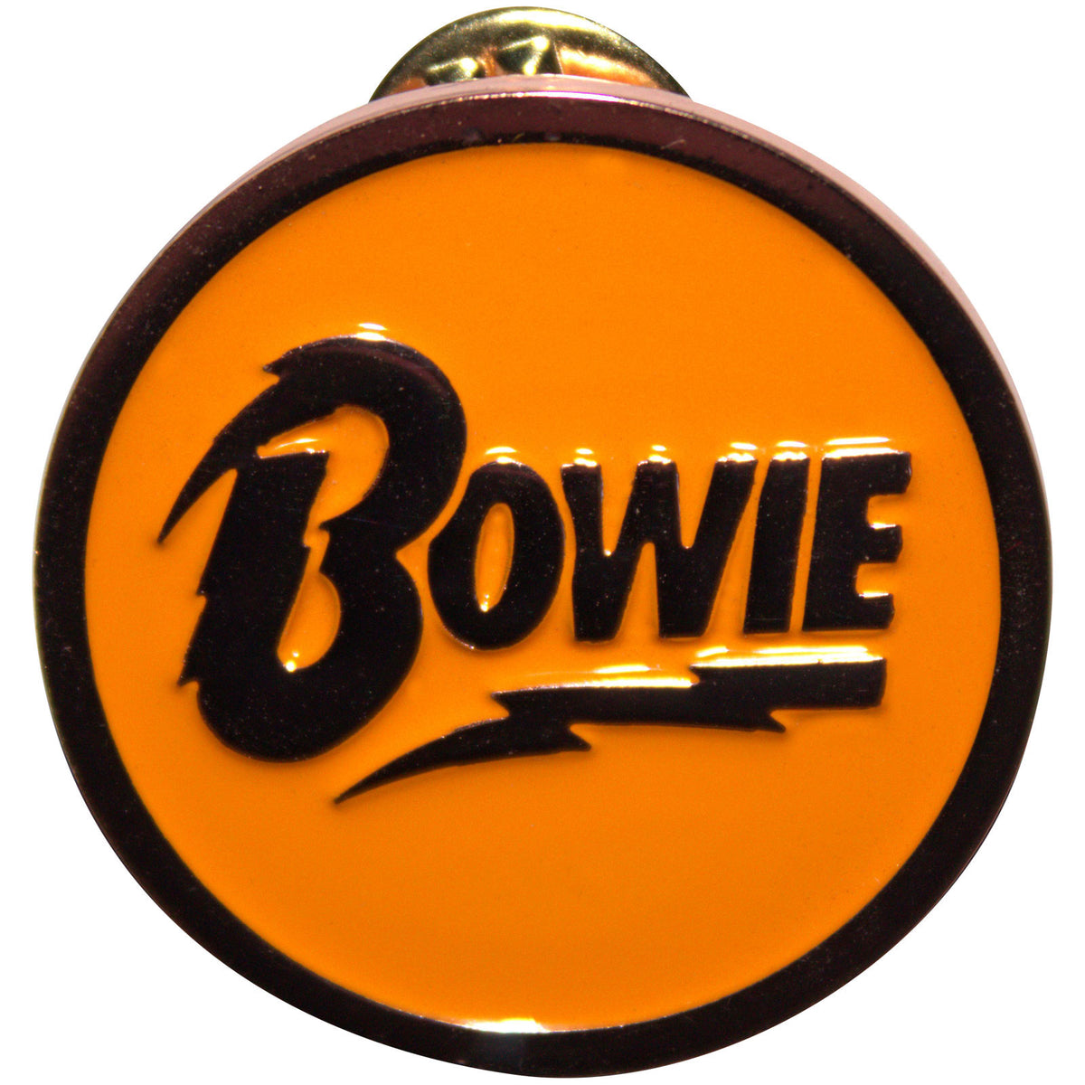 David Bowie Pin Badge: Circle Logo
