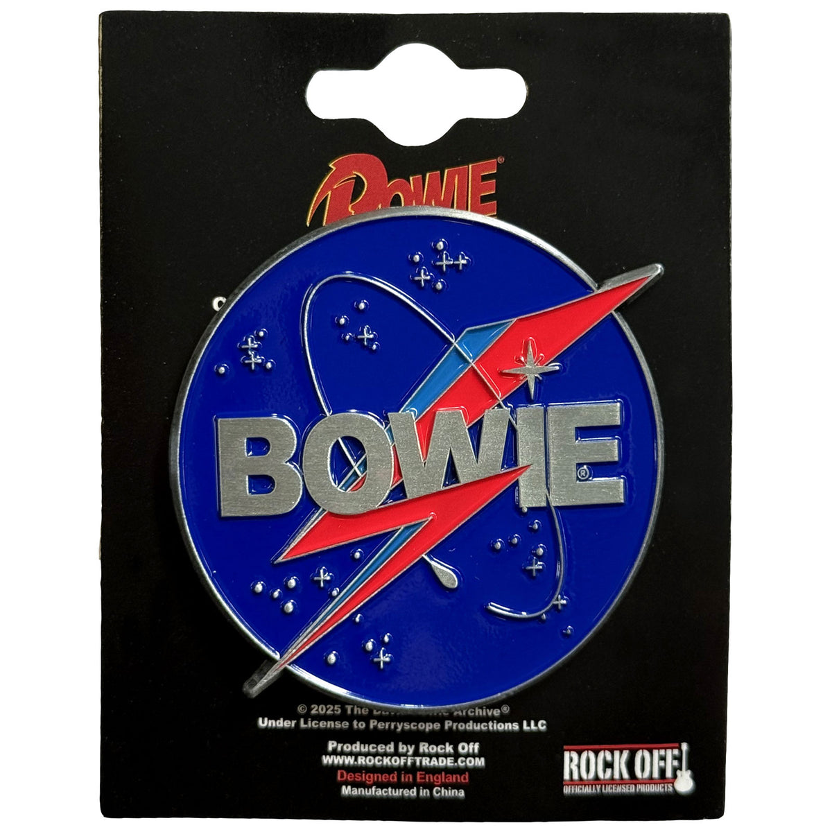 David Bowie Pin Badge: NASA