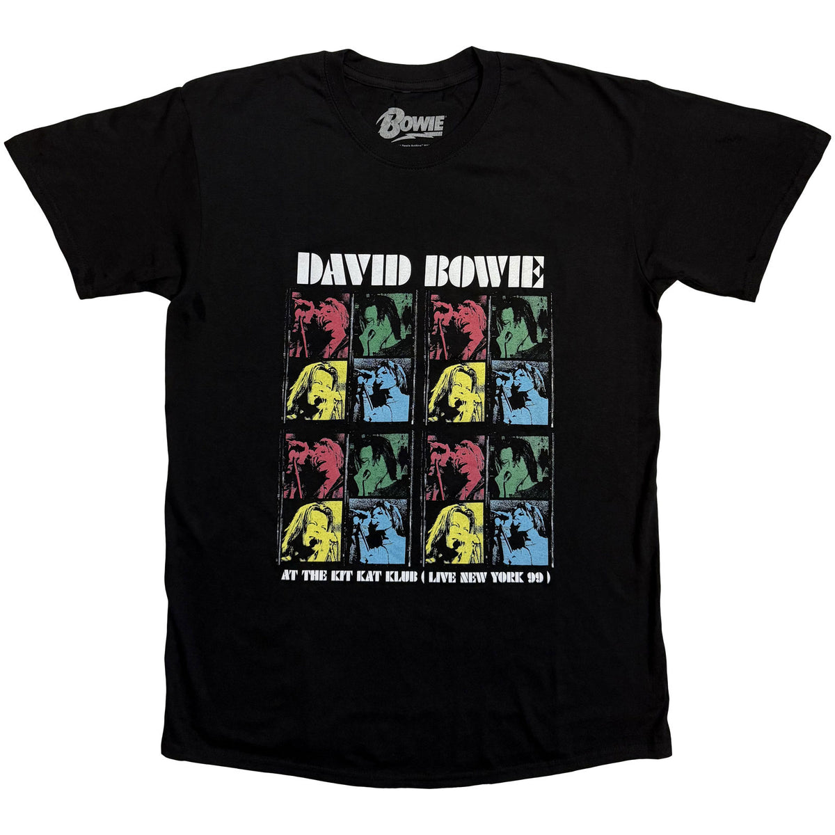 David Bowie Unisex T-Shirt: Kit Kat Klub (Black)