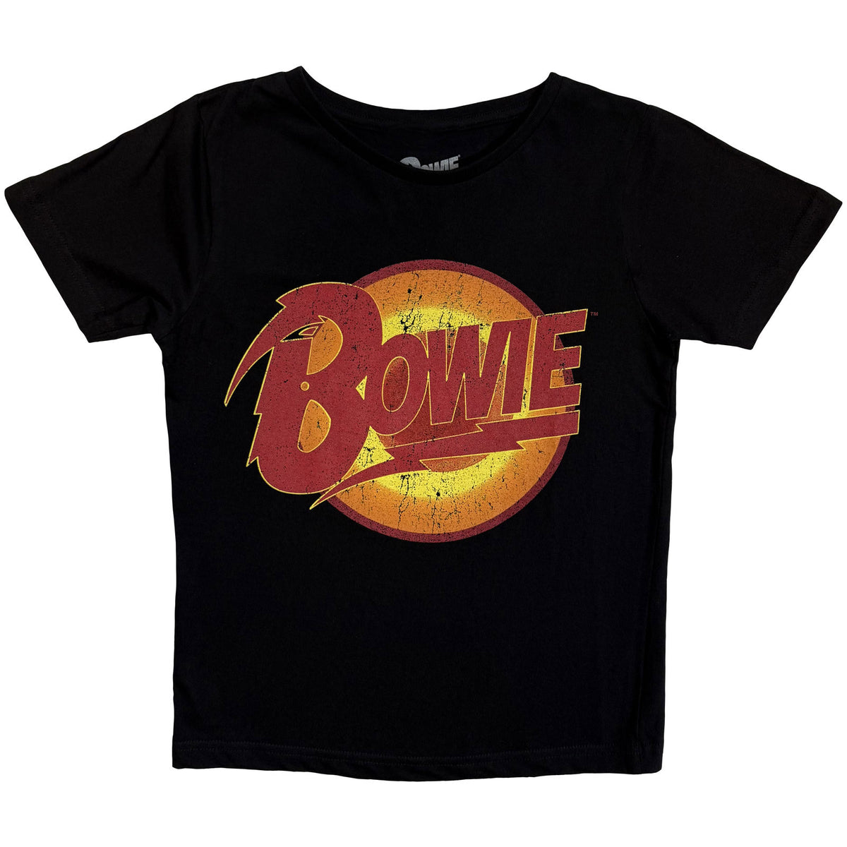 David Bowie Kids T-Shirt: Vintage Diamond Dogs Logo (Black)