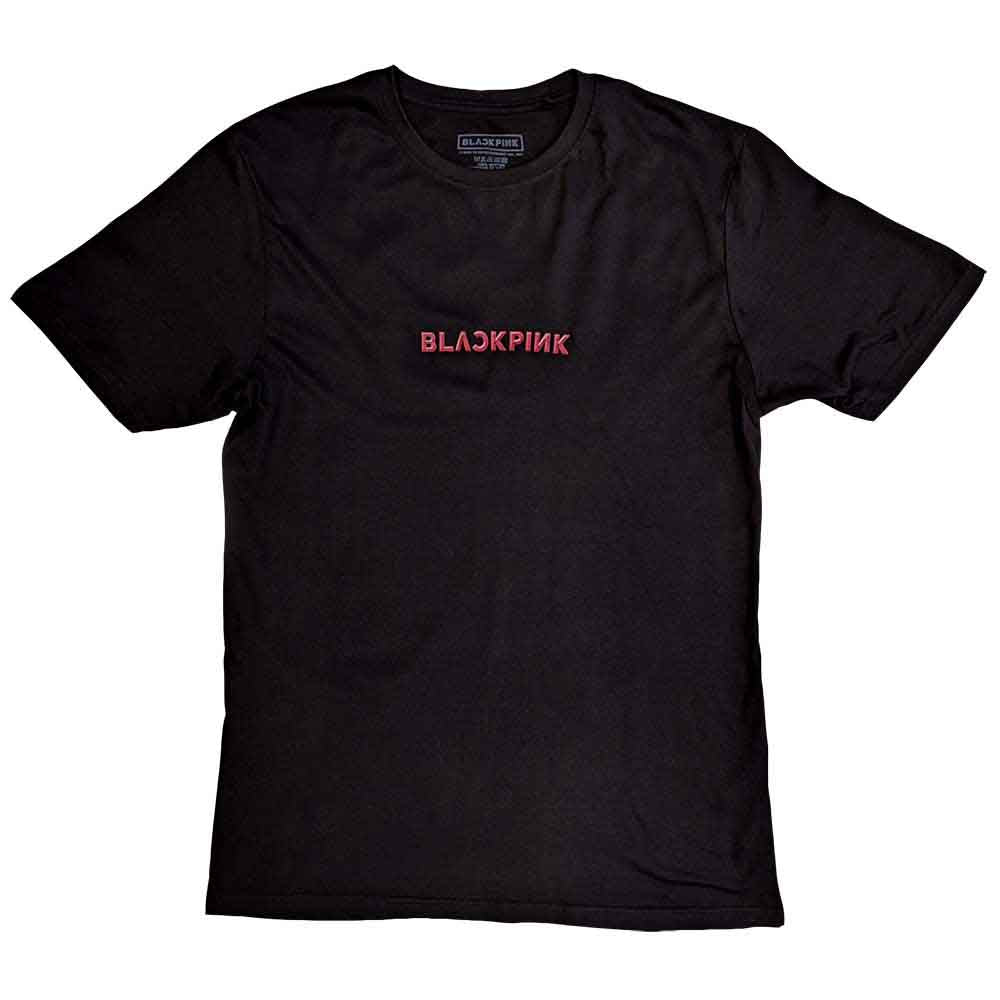 BlackPink: Pink Venom Group Photo Unisex T-Shirt (Black) (Back Print)