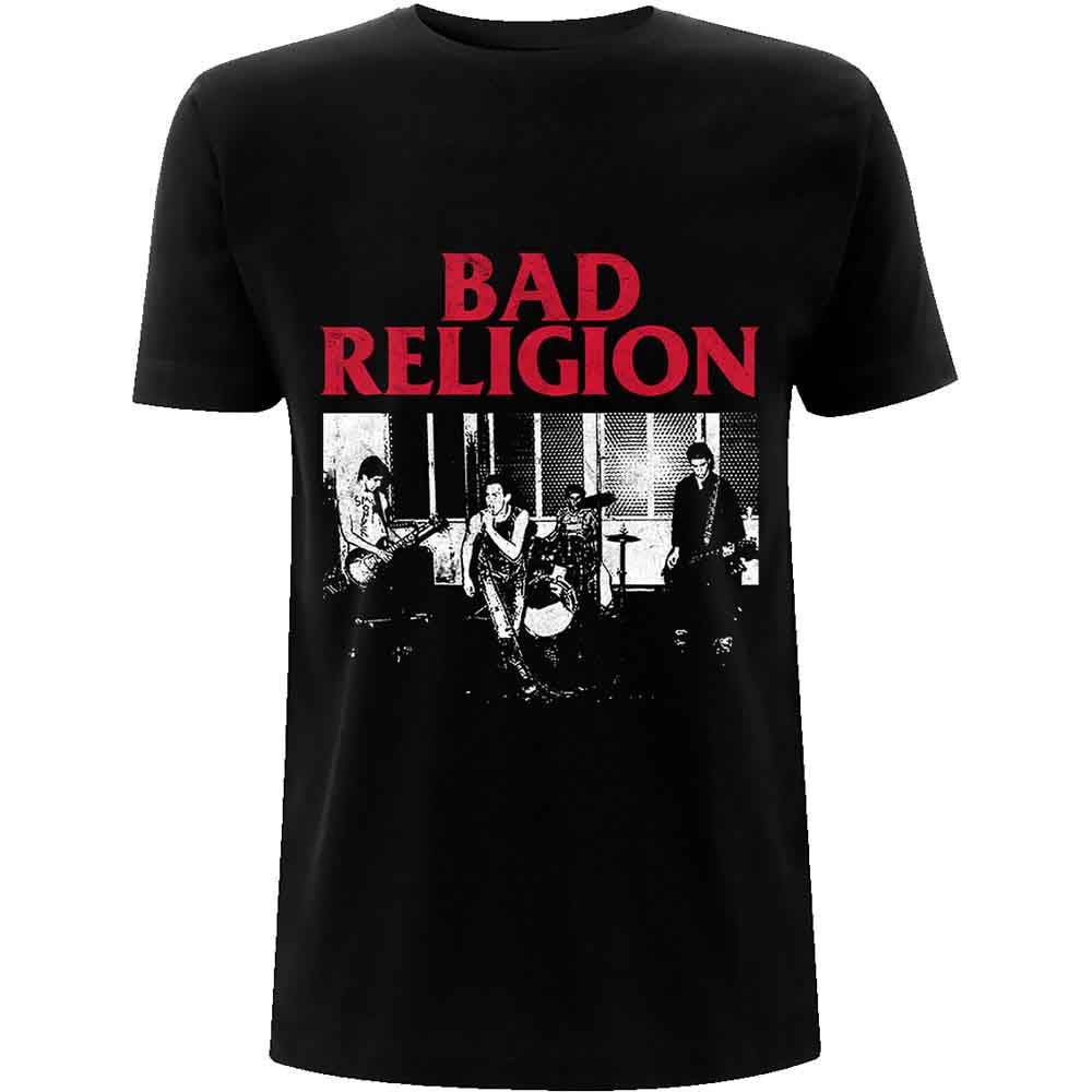 Bad Religion Unisex T-Shirt: Live 1980 (Black)