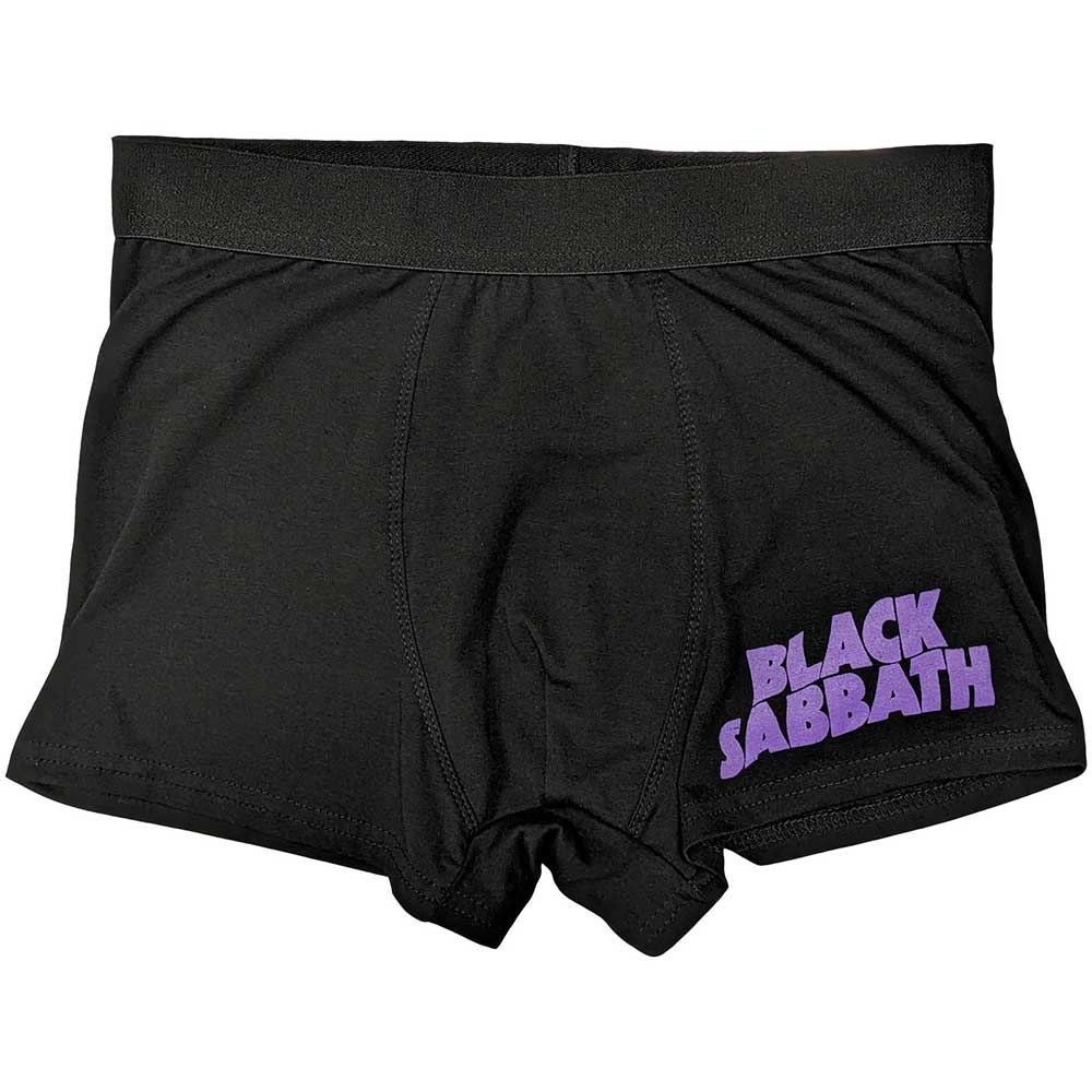 Black Sabbath Unisex Boxers: Wavy Logo (Black)