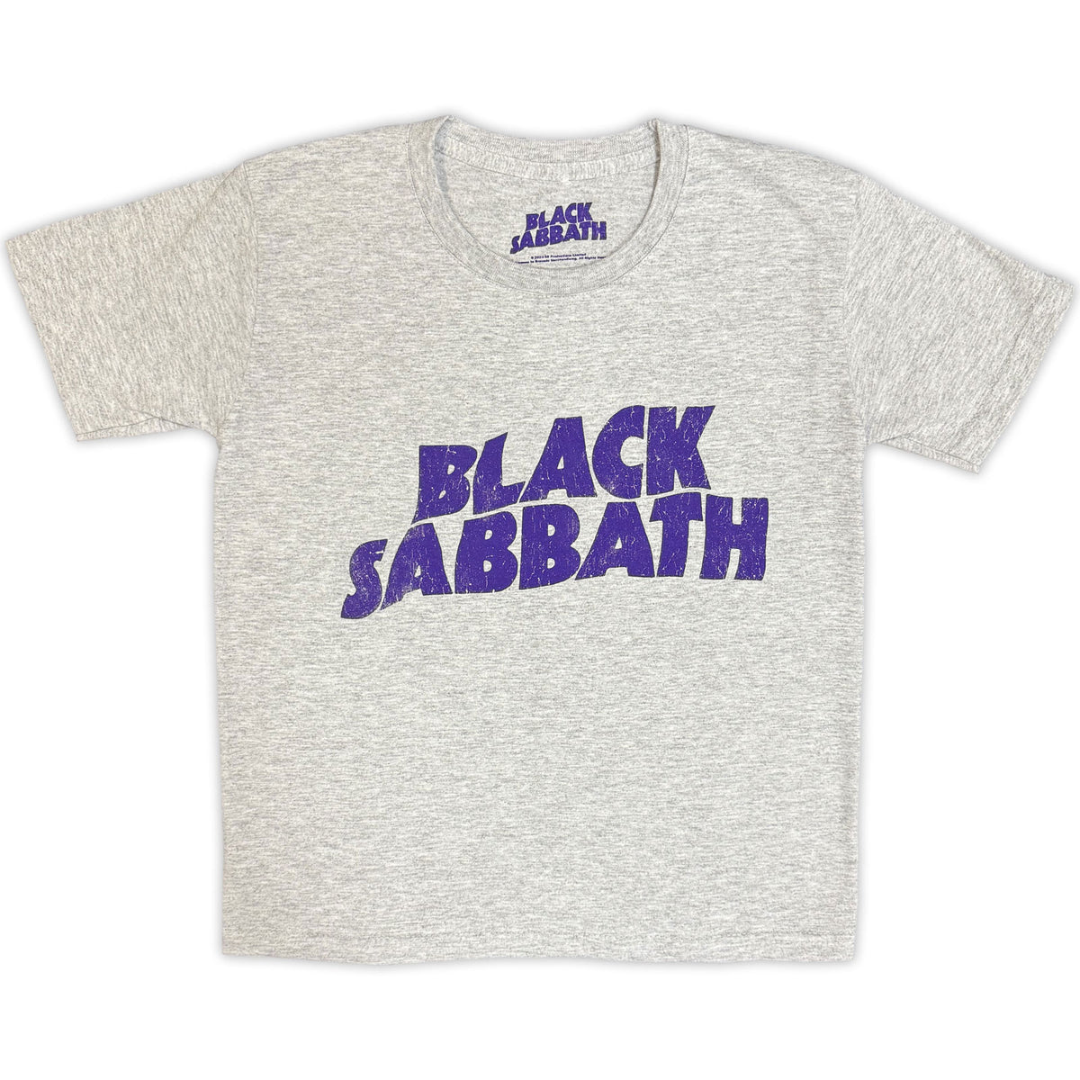 Black Sabbath Kids T-Shirt: Wavy Logo (Heather Grey)