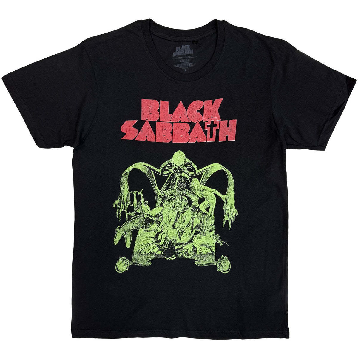 Black Sabbath Unisex T-Shirt: Sabbath Cut-out (Black)