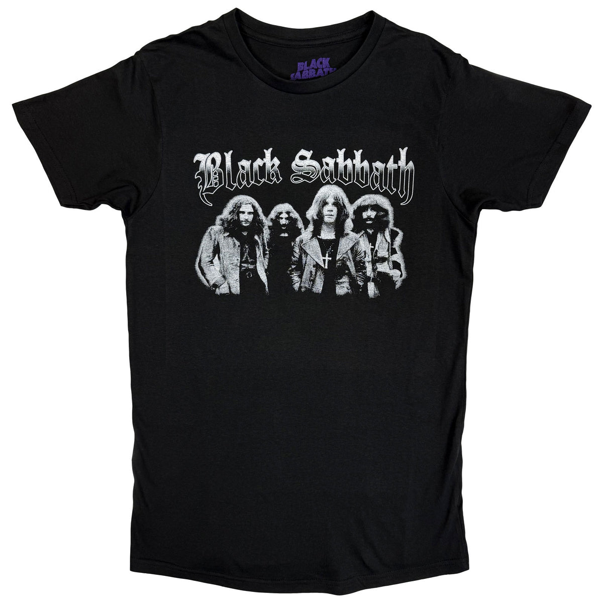 Black Sabbath Unisex T-Shirt: Greyscale Group (Black)