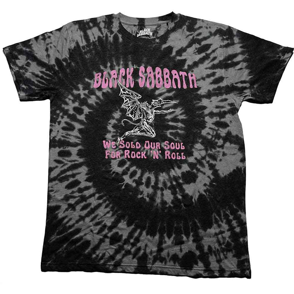 Black Sabbath Unisex T-Shirt: We Sold Our Soul For Rock N' Roll (Black) (Wash Collection)