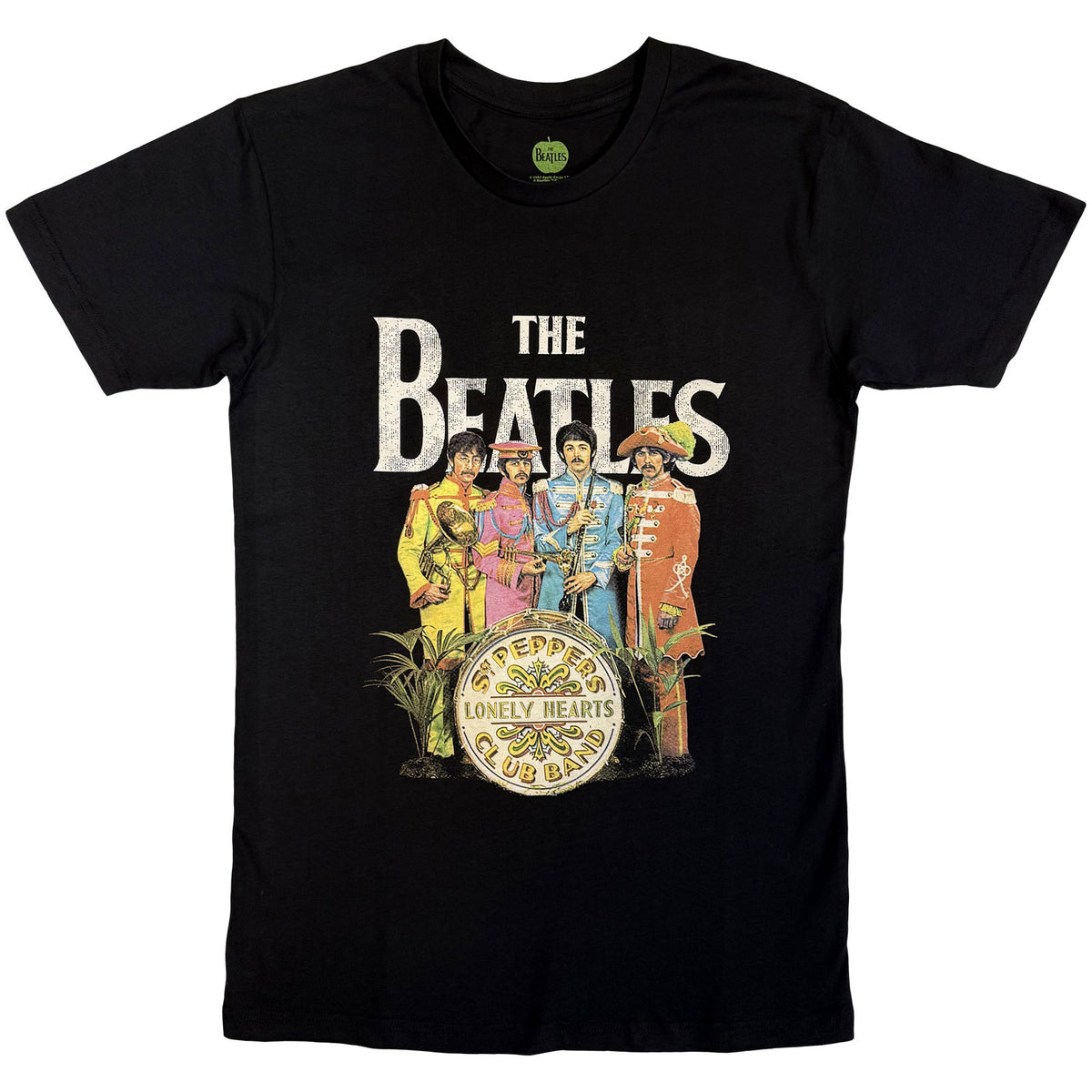 The Beatles Unisex T-Shirt: Sgt Pepper (Black)