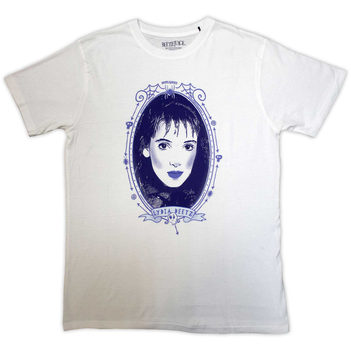 Beetlejuice Unisex T-Shirt: Lydia Deetz Framed (White)