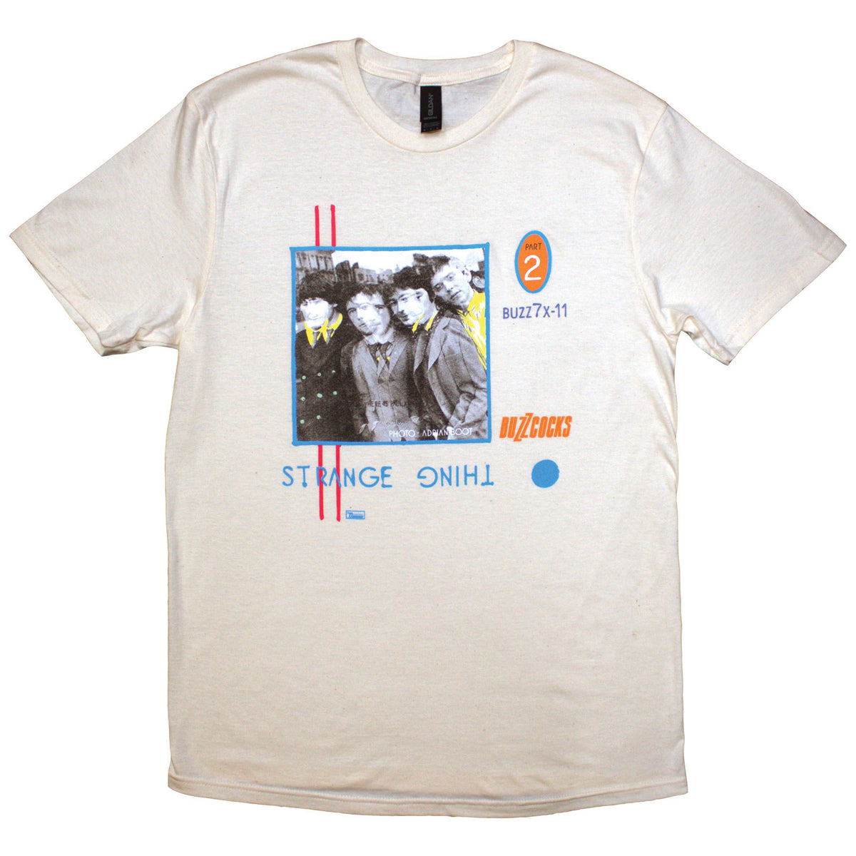 Buzzcocks Unisex T-Shirt: Strange Thing (Natural)