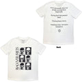 Black Veil Brides Unisex T-Shirt: Skulls (White) (Back Print)