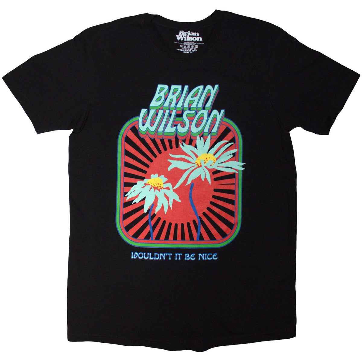 Brian Wilson Unisex T-Shirt: Wouldn't It Be Nice (Black)
