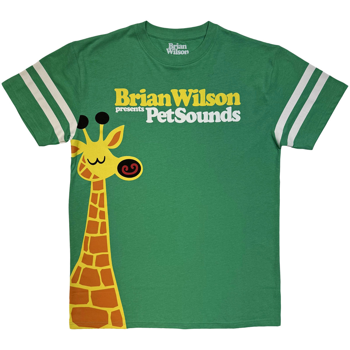 Brian Wilson Unisex T-Shirt: Pet Sounds Giraffe (Green)