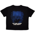 Billie Eilish: HMHAS Blue Lines Ladies Crop Top (Black)