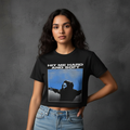 Billie Eilish: HMHAS Tracklist Ladies Crop Top (Black) (Back Print)