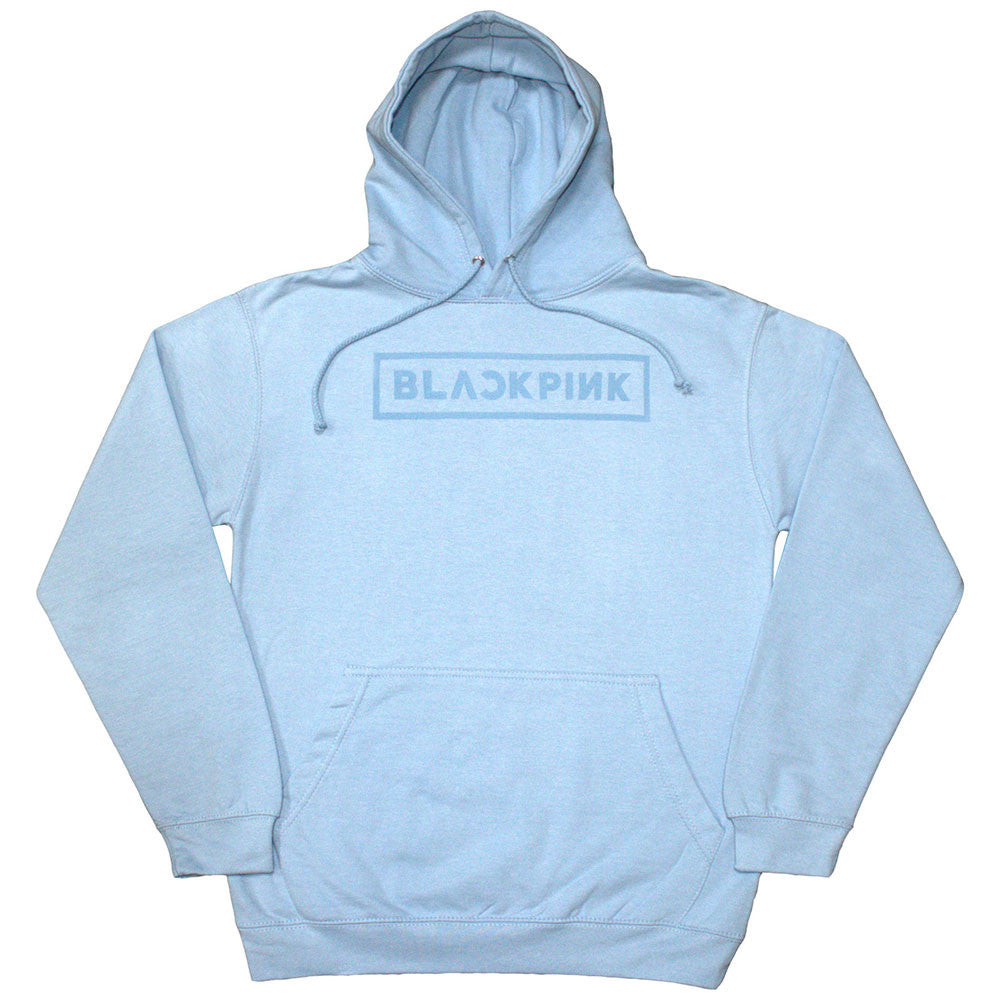 BlackPink: Logo Unisex Pullover Hoodie (Light Blue)