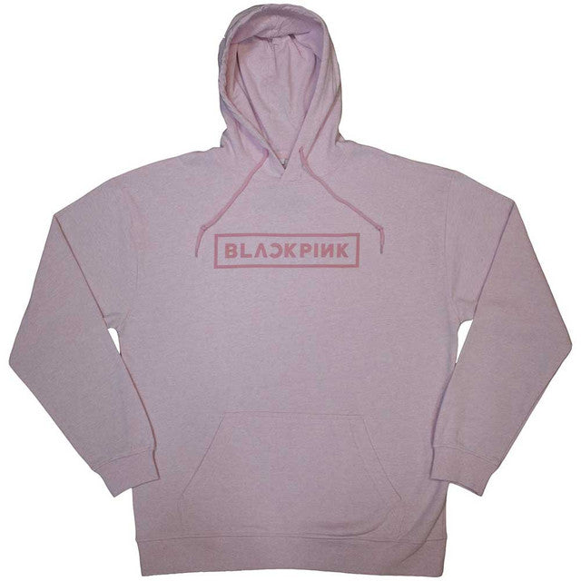 BlackPink: Logo Unisex Pullover Hoodie (Light Pink)