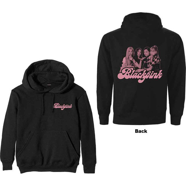 BlackPink: Photo Back Unisex Pullover Hoodie (Black) (Back Print)