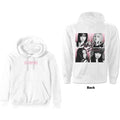 BlackPink: Shut Down Photo Grid Unisex Pullover Hoodie (White) (Back Print)