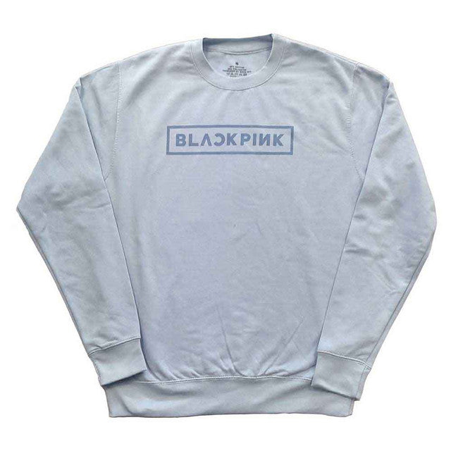BlackPink: Logo Unisex Sweatshirt (Light Blue)