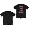 BlackPink: Taste That Unisex T-Shirt (Black) (Back Print)