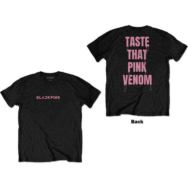 BlackPink: Taste That Unisex T-Shirt (Black) (Back Print)