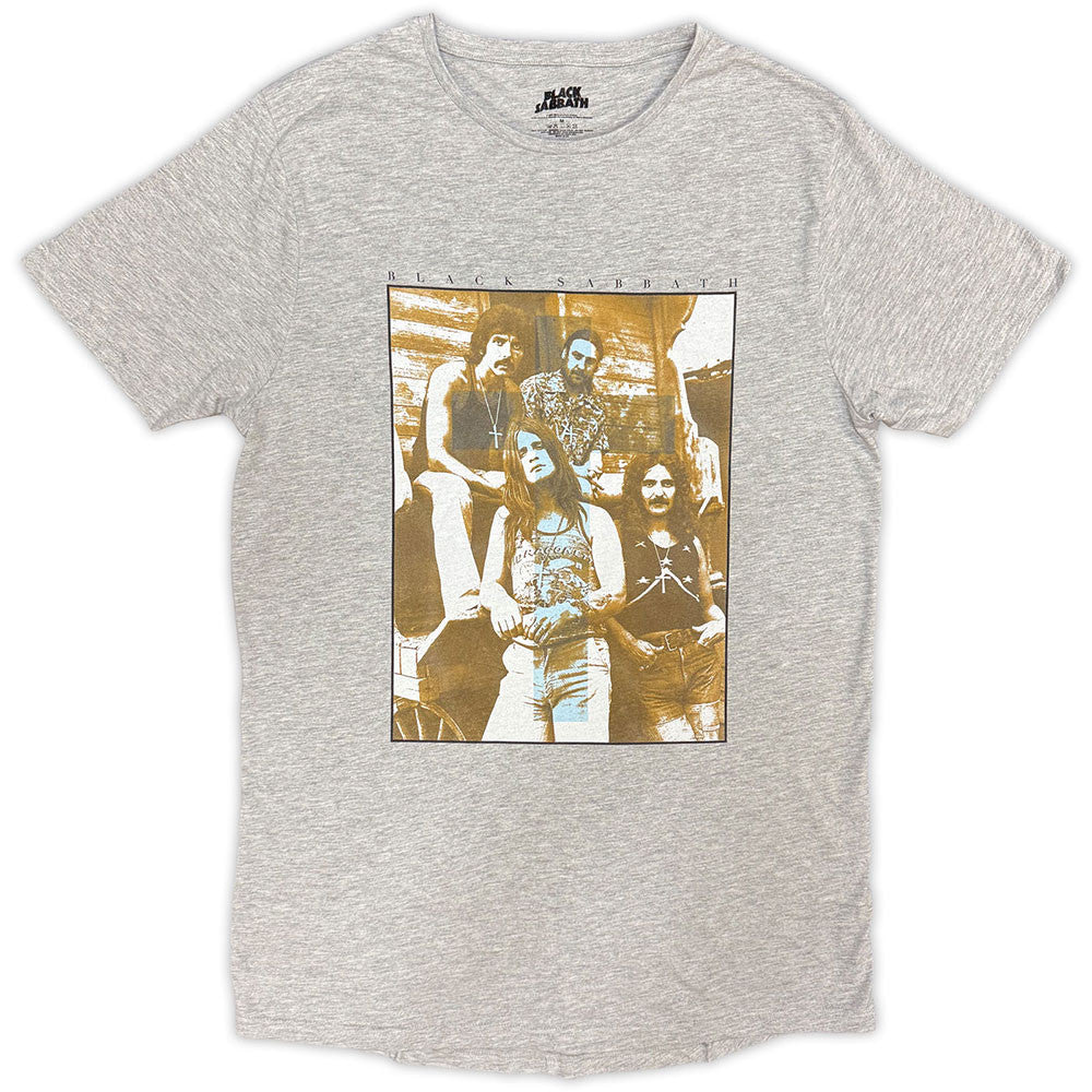 Black Sabbath: Blue Cross Unisex T-Shirt (Grey)