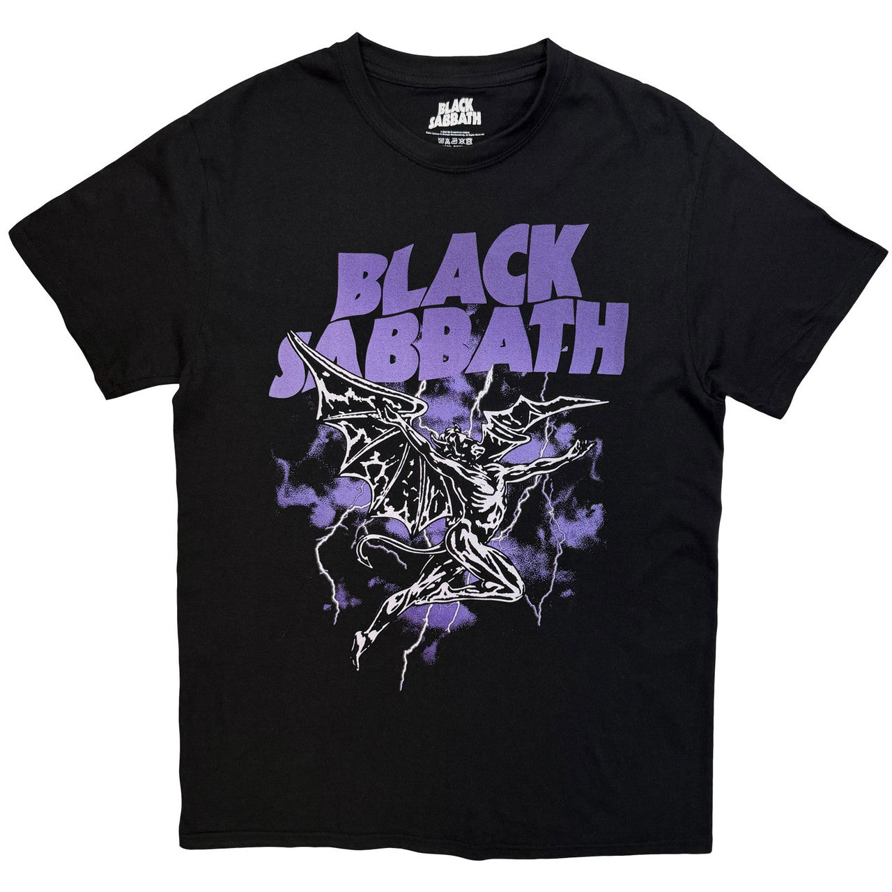 Black Sabbath: Henry Lightning Purple Unisex T-Shirt (Black)
