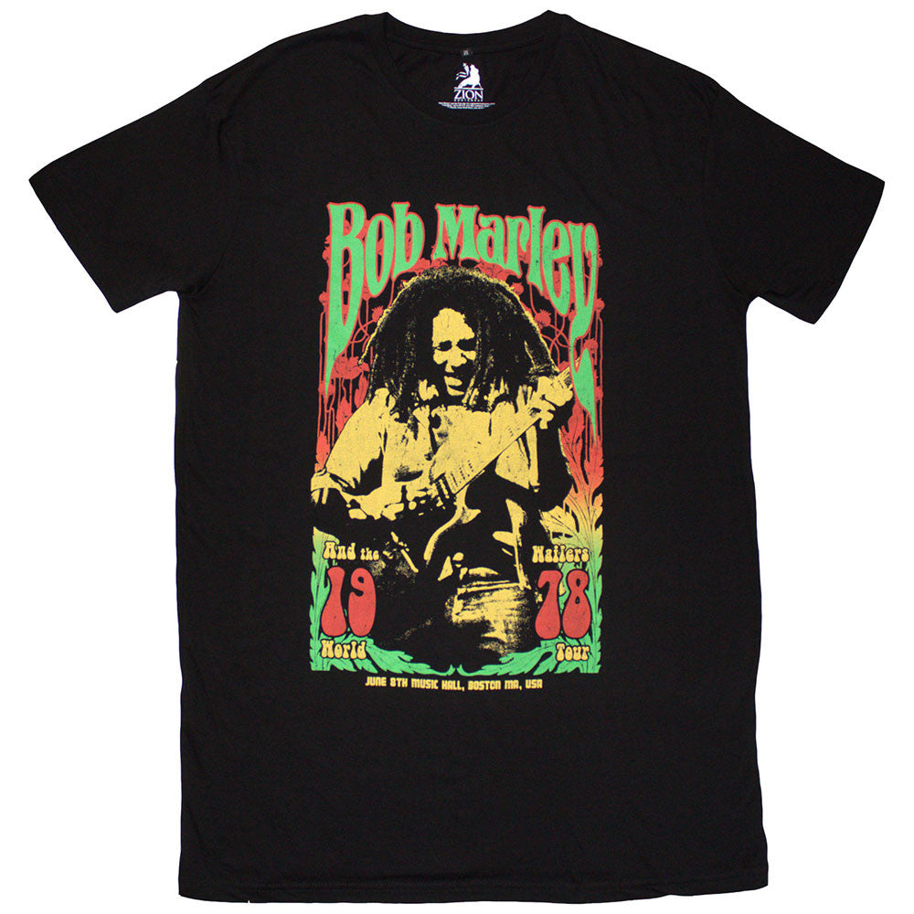 Bob Marley: 1978 Ladies T-Shirt Dress (Black)