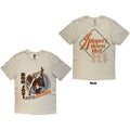 Bon Jovi: Slippery When Wet Tour '86-'87 Unisex T-Shirt (Sand) (Back Print)