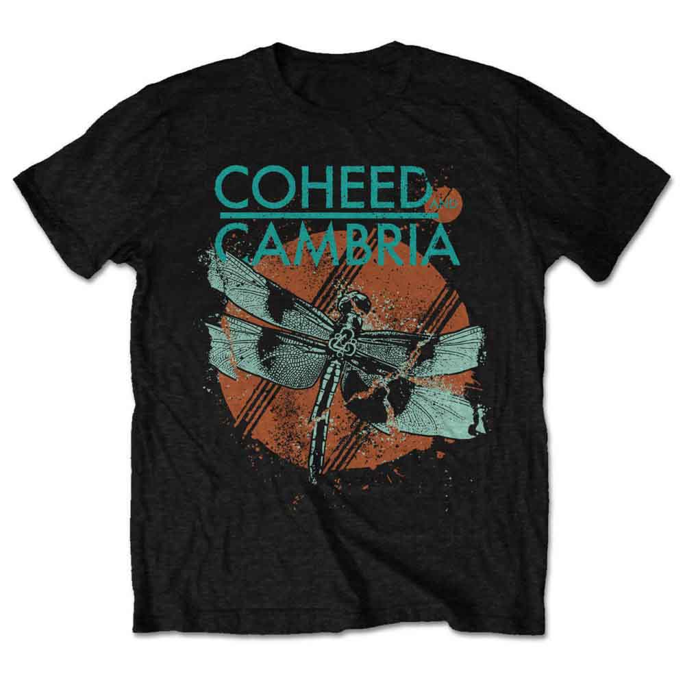 Coheed And Cambria Unisex T-Shirt: Dragonfly (Black)