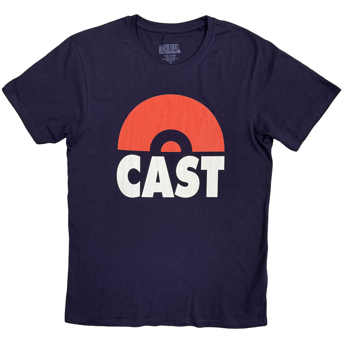 Cast Unisex T-Shirt: Classic Logo (Navy Blue)