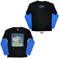 Creedence Clearwater Revival Unisex 2 In 1 Layered Long Sleeve T-Shirt: CCR Album (Black & Blue) (Back & Sleeve Print)