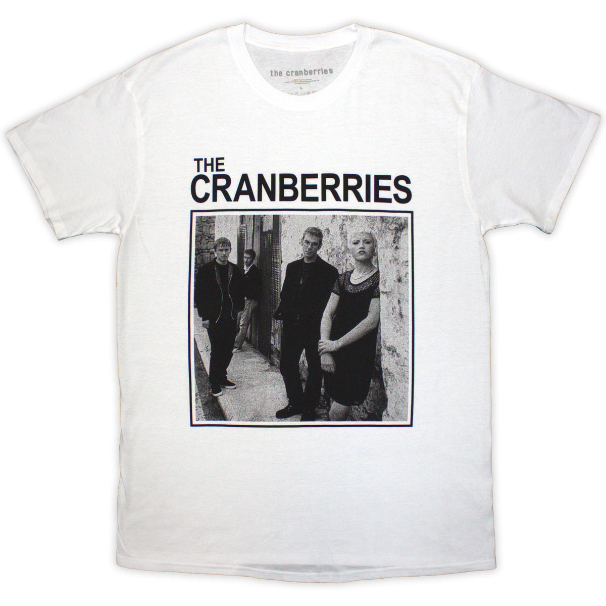 The Cranberries Unisex T-Shirt: Square Photo (White)