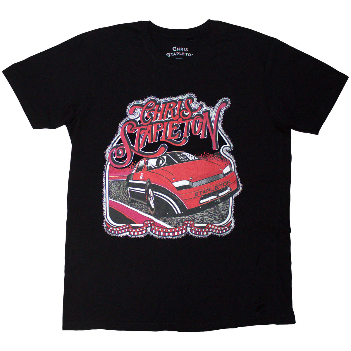Chris Stapleton Unisex T-Shirt: Car (Black)